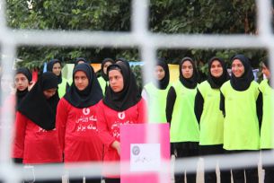 آغاز رقابت های هندبال ساحلی بانوان هفته نكوداشت اصفهان