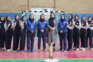 قهرمانی با اقتدار دختران هندبال اصفهان  در کشور