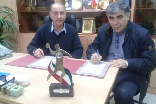 امضای تفاهمنامه هیات هندبال با باشگاه نامی نو اصفهان