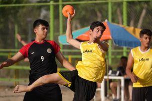 آغاز مسابقات هندبال ساحلی مردان کشور در اصفهان