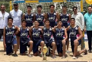 کولاک تیمهای اصفهانی در مسابقات هندبال ساحلی کشور