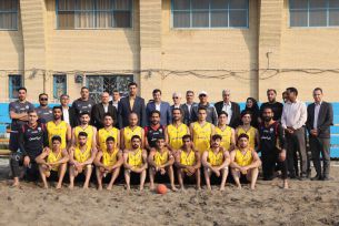 اردوی ملیپوشان هندبال ساحلی ایران در اصفهان