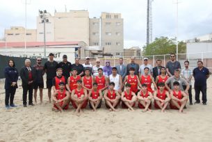 آغاز اردوی ملیپوشان هندبال ساحلی ایران در اصفهان+تصاویر