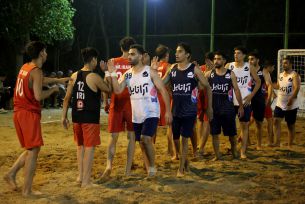 پایان مسابقات هندبال ساحلی نکوداشت هفته فرهنگی اصفهان+تصاویر