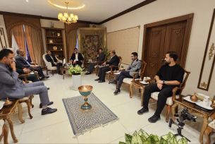 دیدار رئیس فدراسیون هندبال با استاندار اصفهان