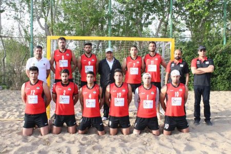 افتتاحیه مسابقات هندبال ساحلی نکوداشت اصفهان در قاب تصویر