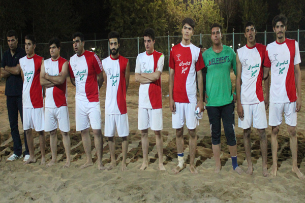 قهرمانی امیدهای نجف آباد در مسابقات هندبال ساحلی استان اصفهان