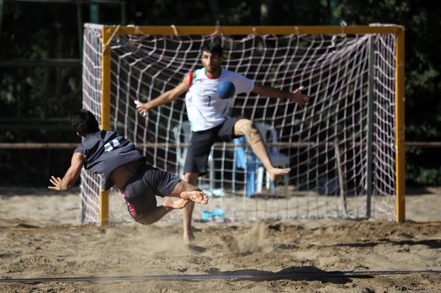 شکست تیم ملی نوجوانان هندبال ساحلی ایران مقابل چین تایپه