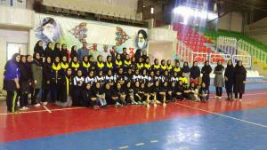 دختران سپاهانی قهرمان هندبال نونهالان منطقه 5 کشور