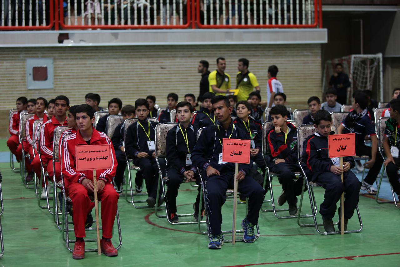 افتتاح رسمی مسابقات هندبال المپیاد استعدادیابی پسران کشور در  شاهین شهر