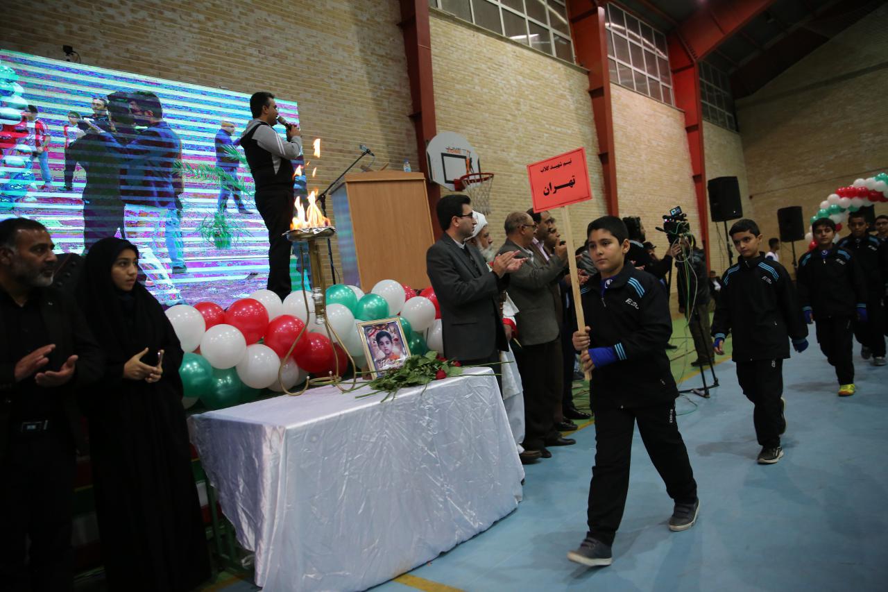 افتتاح رسمی مسابقات هندبال المپیاد استعدادیابی پسران کشور در  شاهین شهر