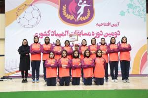 قهرمانی دختران هندبال اصفهان در المپیاد استعدادهای برتر کشور
