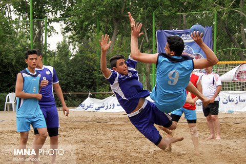 اردوی تیم ملی هندبال ساحلی پسران در اصفهان
